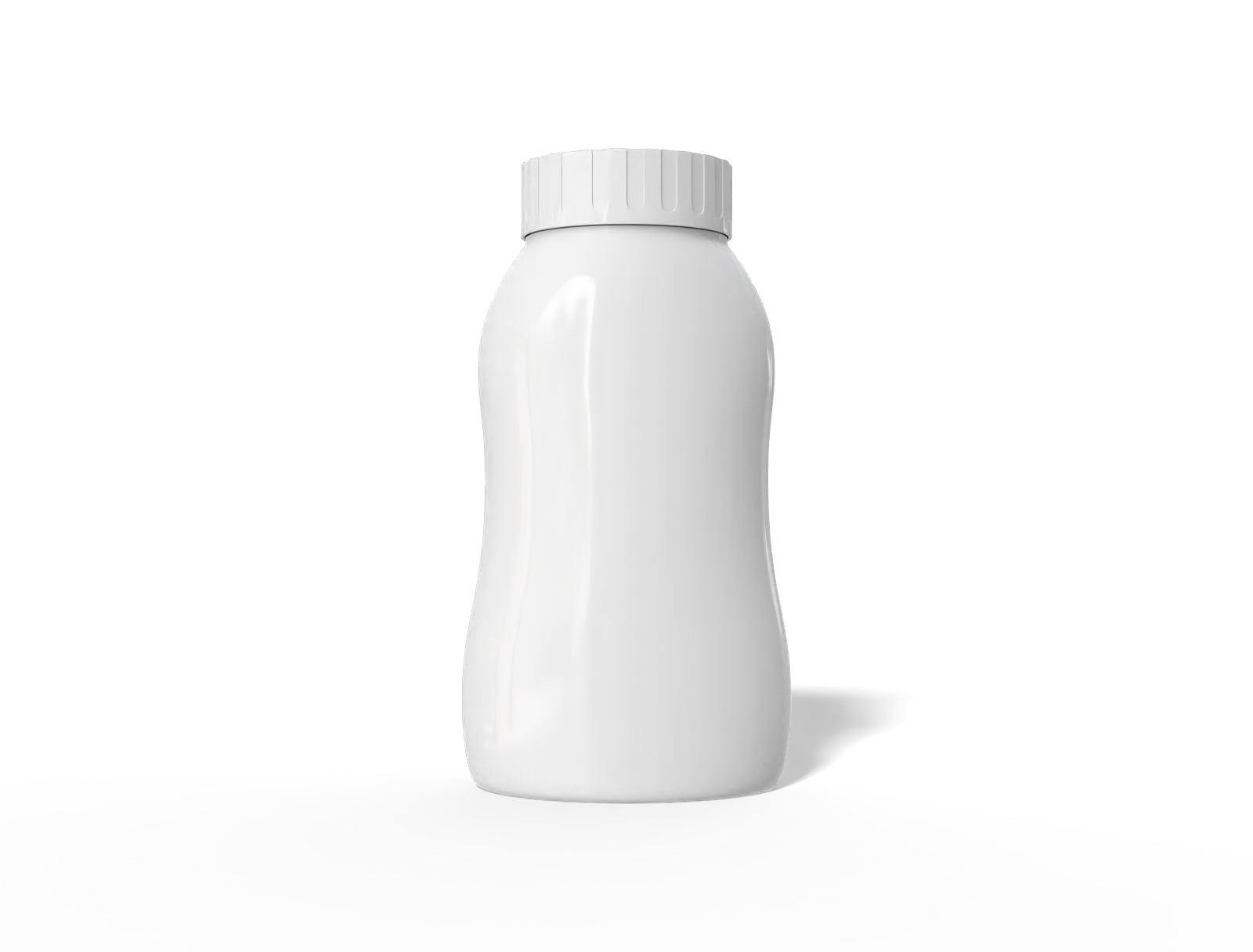 50ml plastic bottle — Glossy plastic