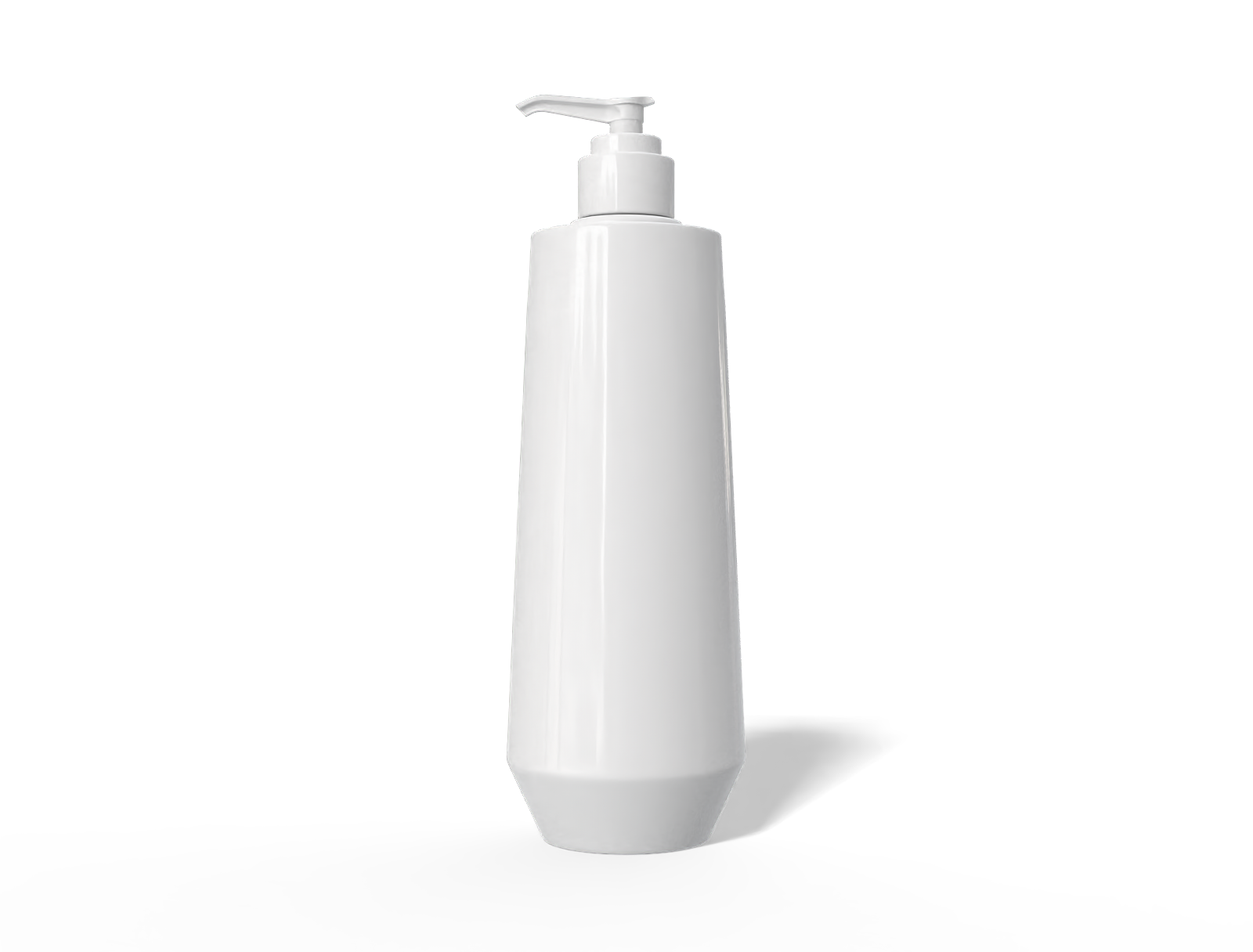 800ml pump bottle — Glossy plastic