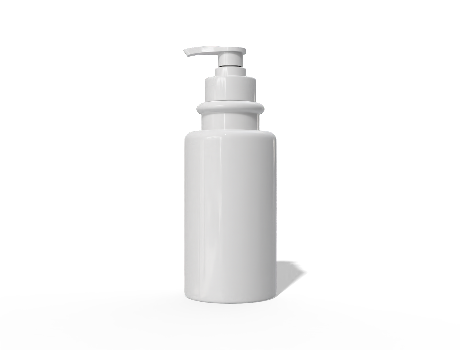 850ml pump bottle — Glossy plastic