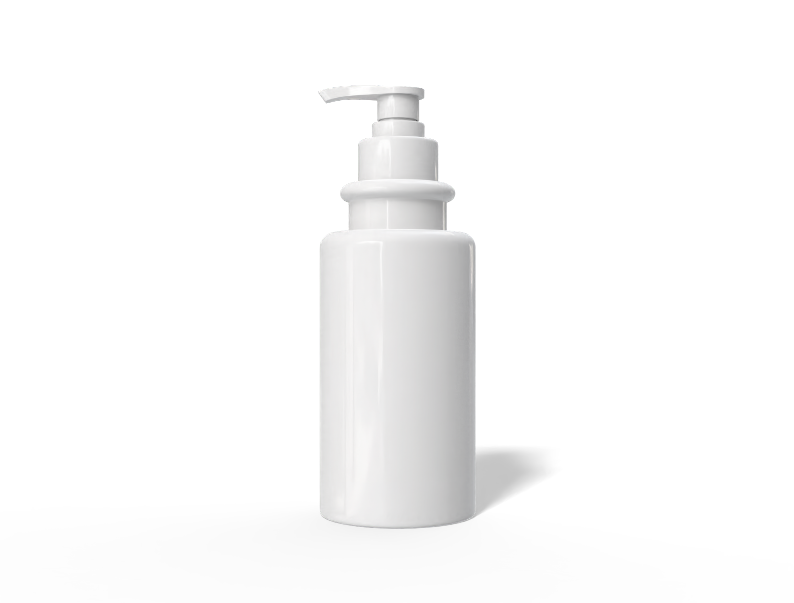300ml pump bottle — Glossy plastic
