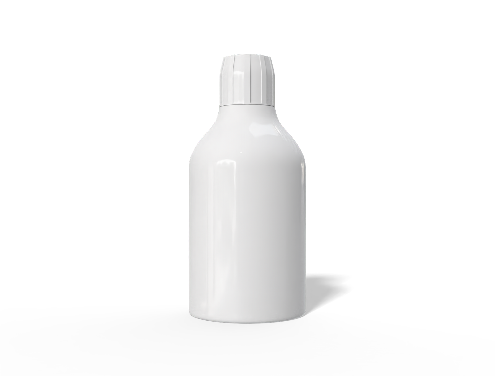 300ml plastic bottle — Glossy plastic