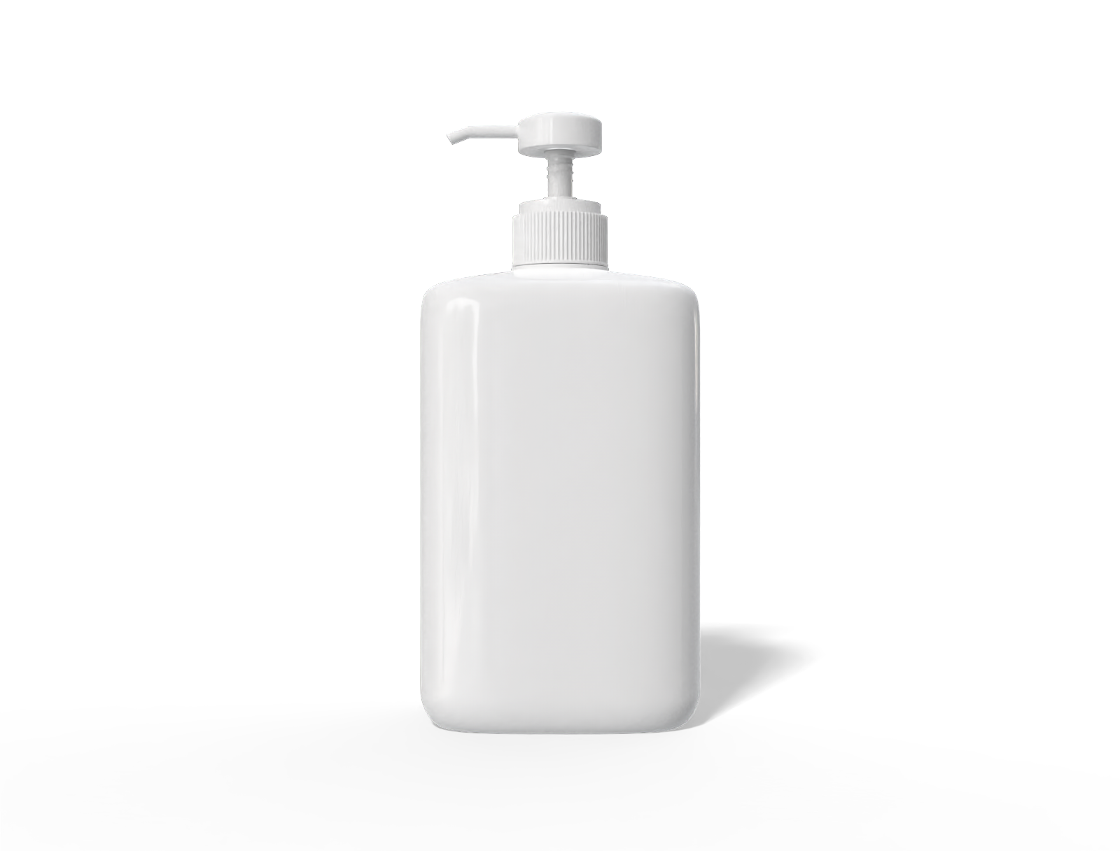 1L pump bottle — Glossy plastic