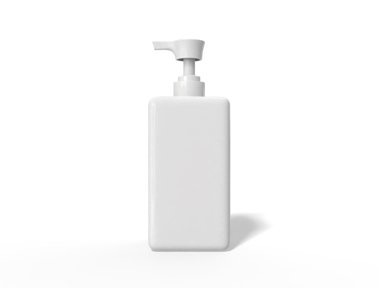 1L pump bottle — Glossy plastic