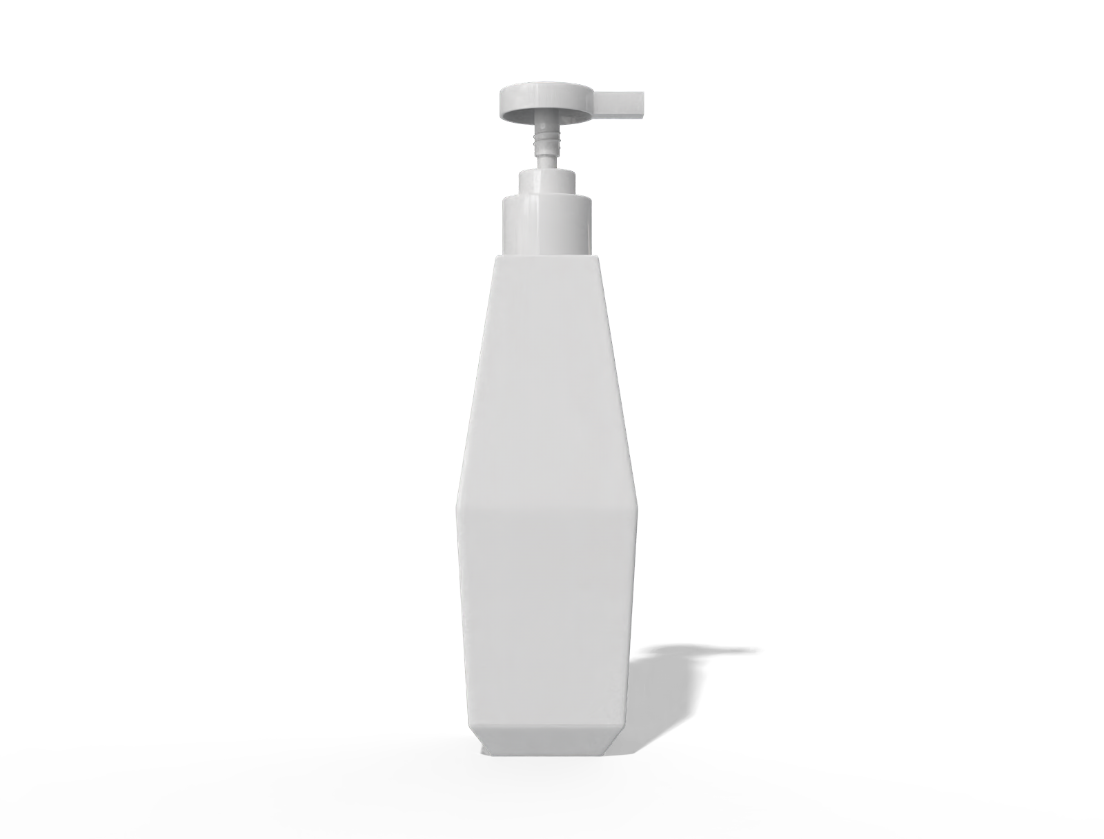 400ml pump bottle — Glossy plastic