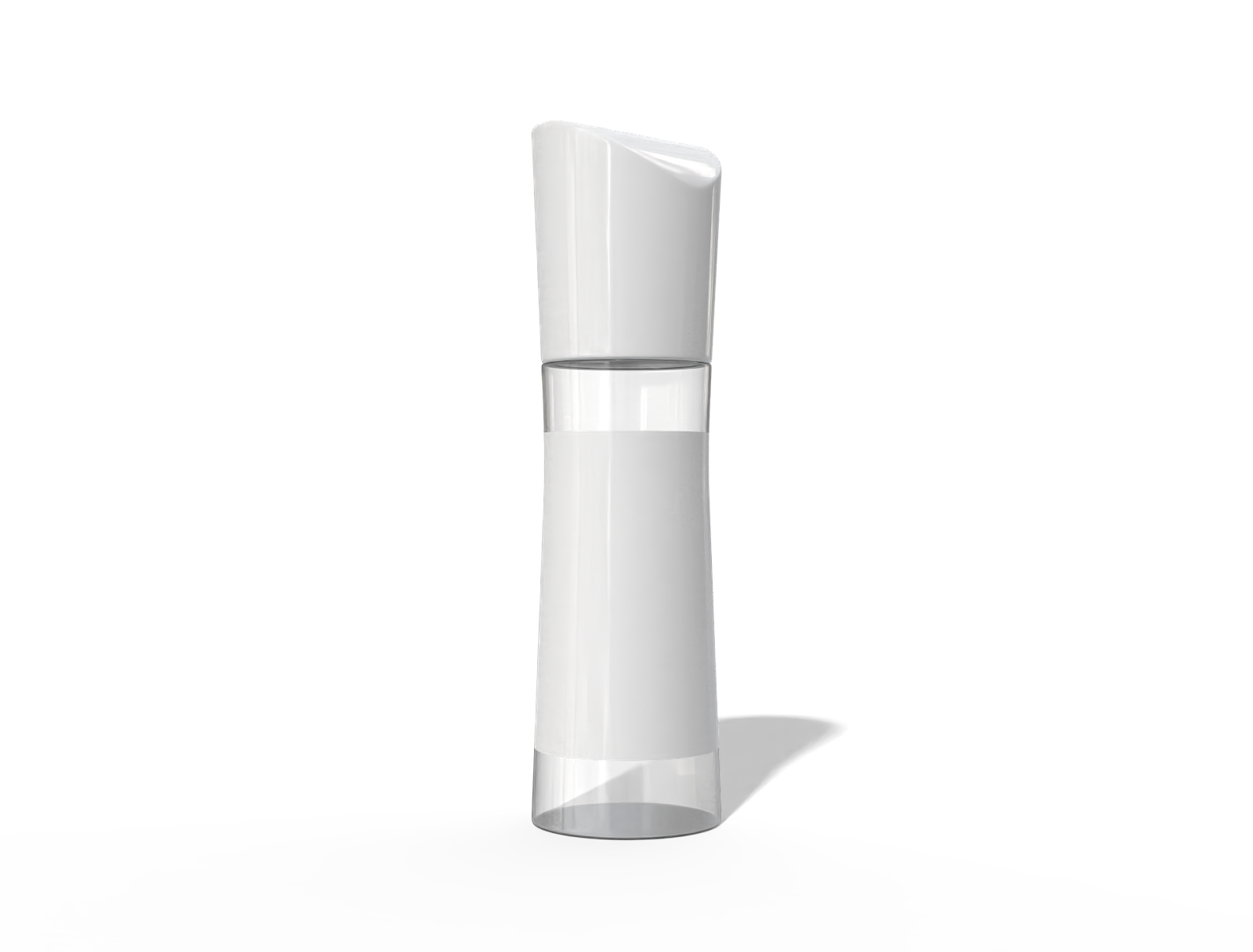 100ml cosmetic bottle — Glossy glass