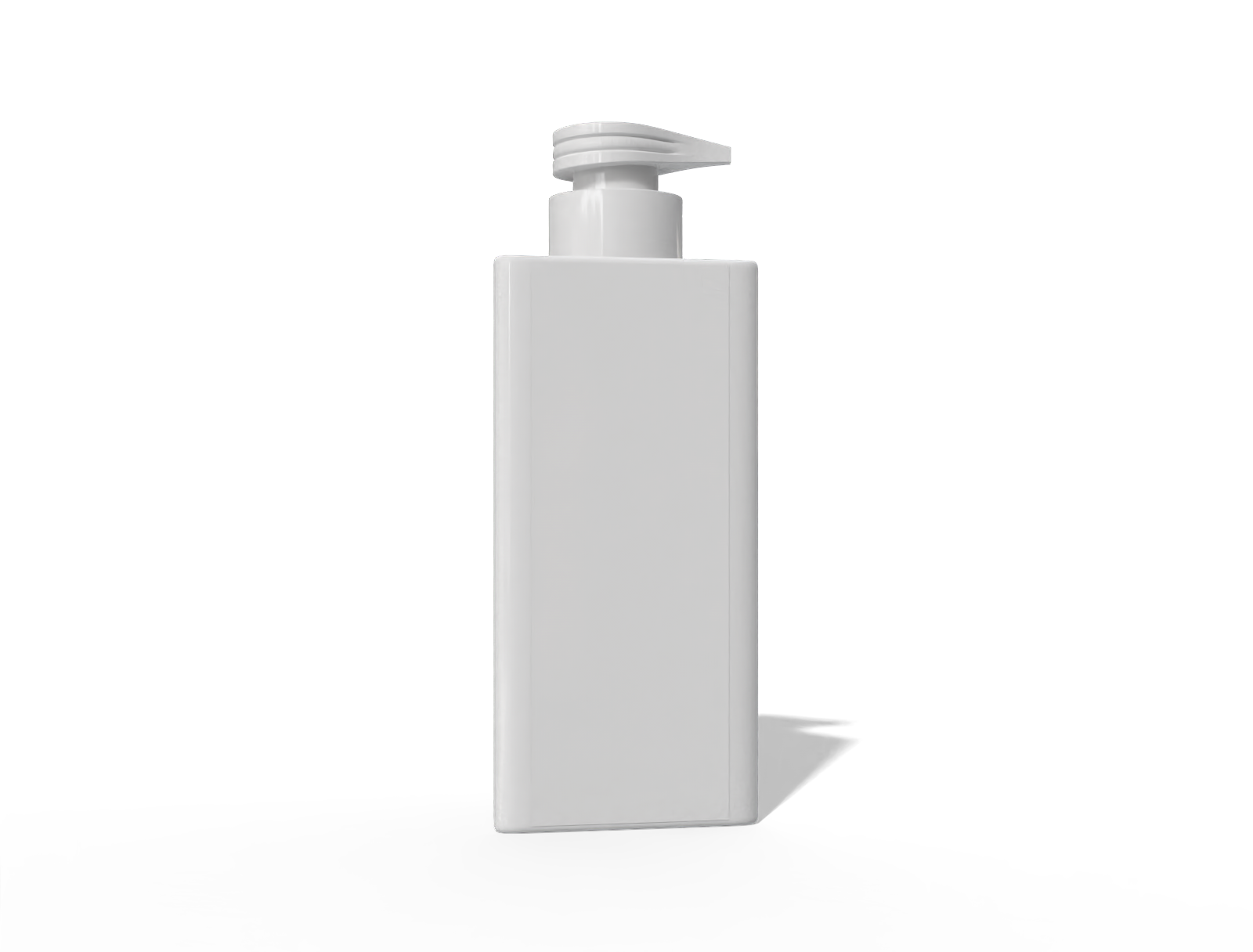 480ml pump bottle — Glossy plastic