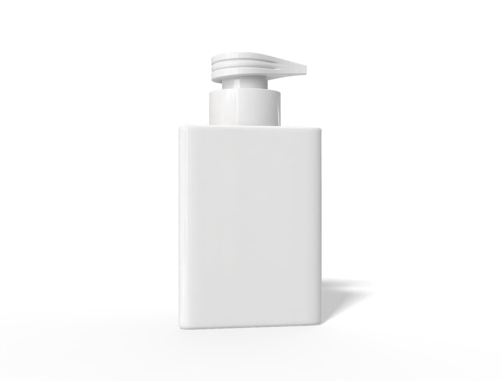 200ml pump bottle — Glossy plastic