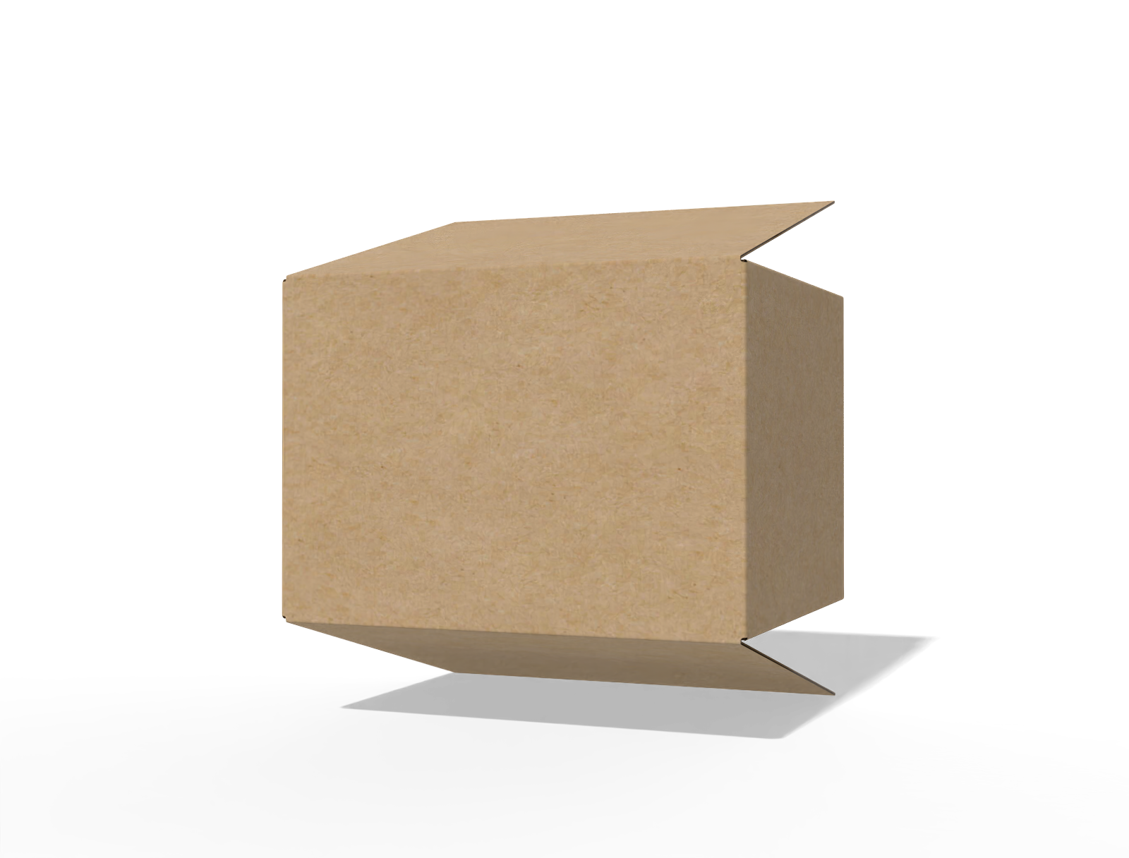 FEFCO 0206 corrugated cardboard folding box — E-flute corrugated board