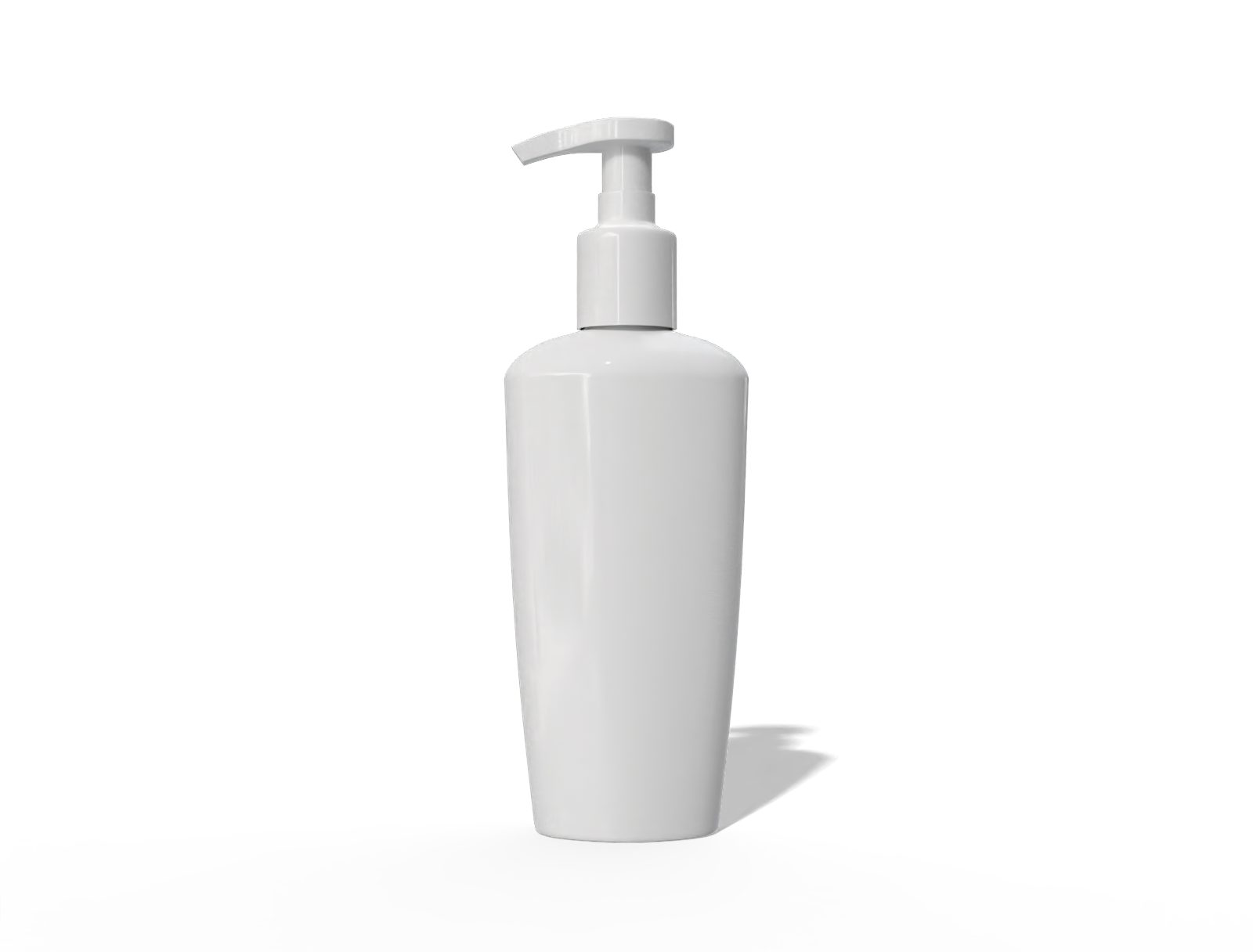 Pump bottle — Glossy plastic