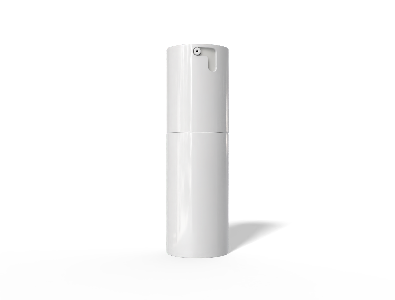 Plastic cosmetic pump bottle — Glossy plastic