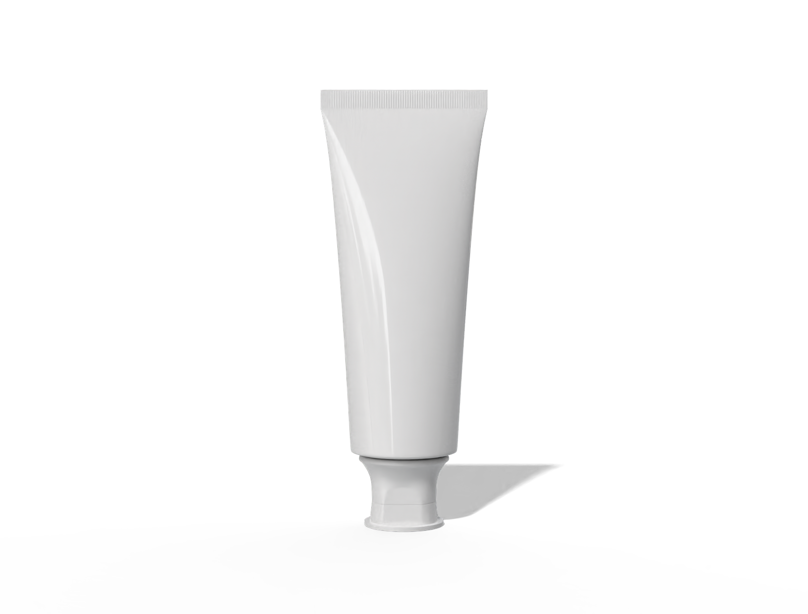 120ml cosmetic tube — Glossy plastic