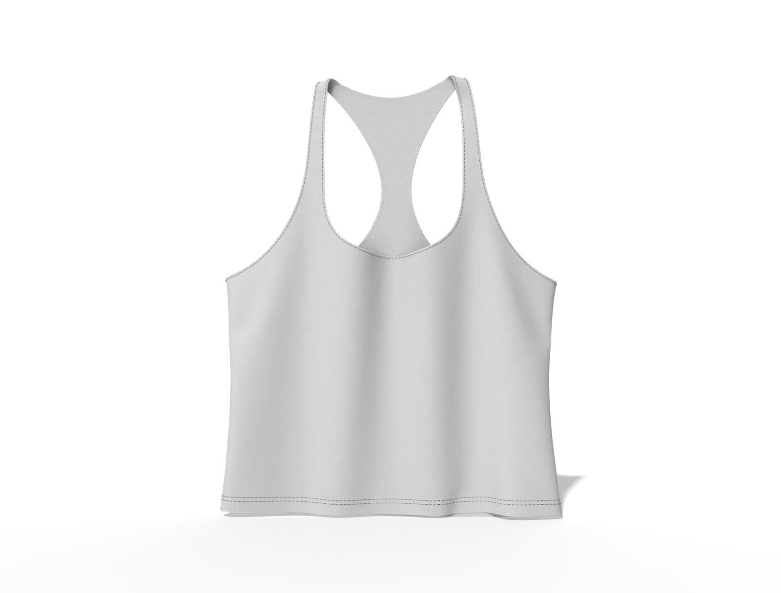 Women's racerback tank — Cotton base fabric