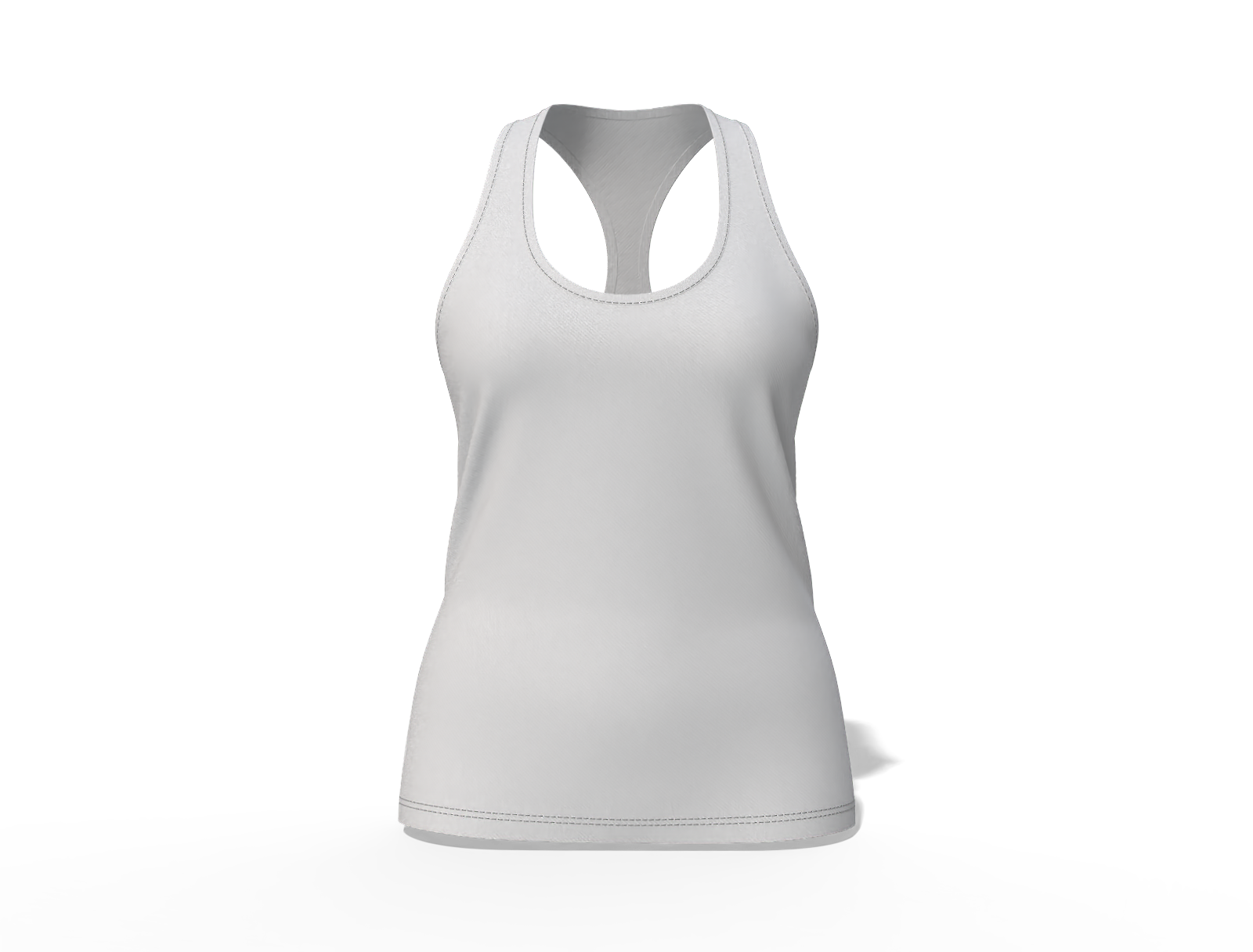 Women's racerback tank — Cotton base fabric