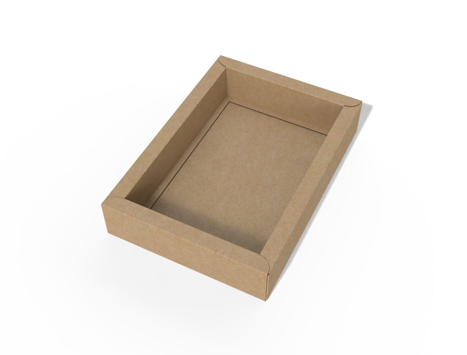 FEFCO 0439 tray boxes — E-flute corrugated board