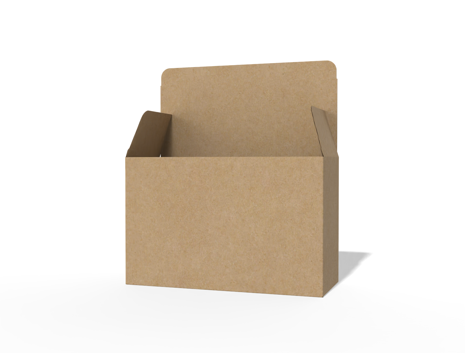 FEFCO 0444 tuck end box variations trans adhesive boxes — B-flute corrugated board