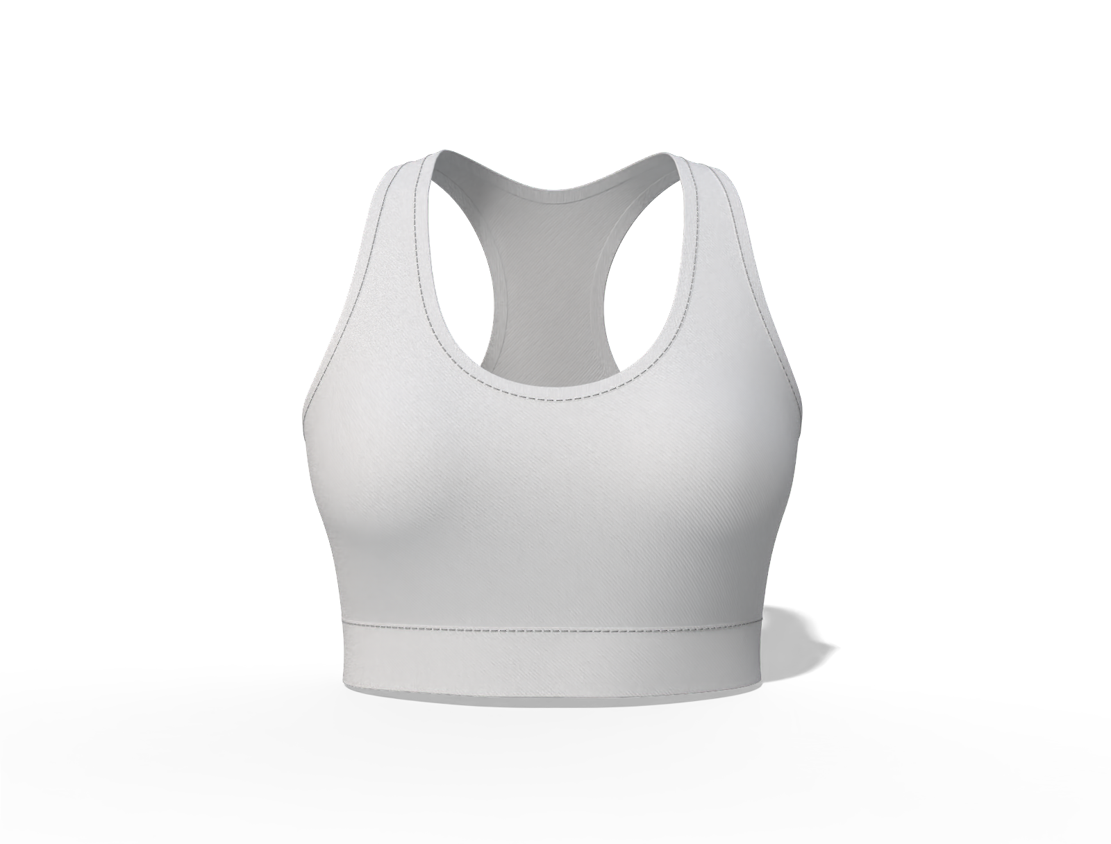 Crop tank top — Cotton base fabric