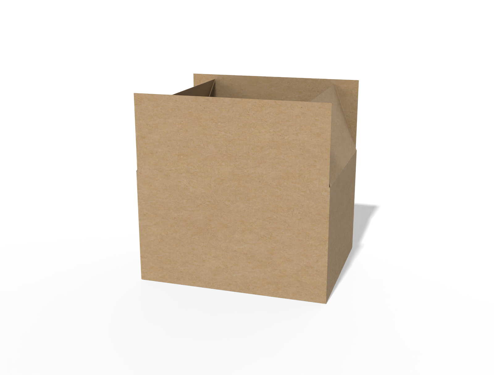 FEFCO 0701 regular slotted container with auto lock bottom — E-flute corrugated board