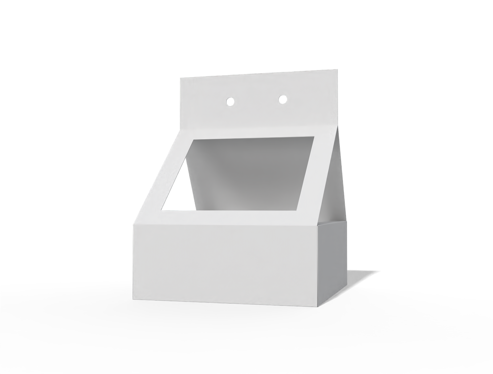 White card shot glass box — White paperboard