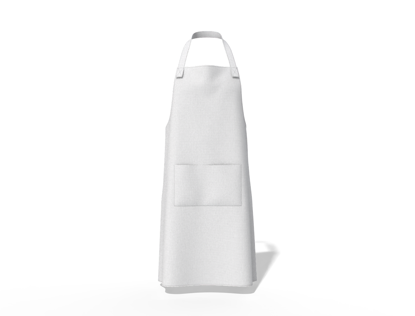 Striped apron — Rough burlap