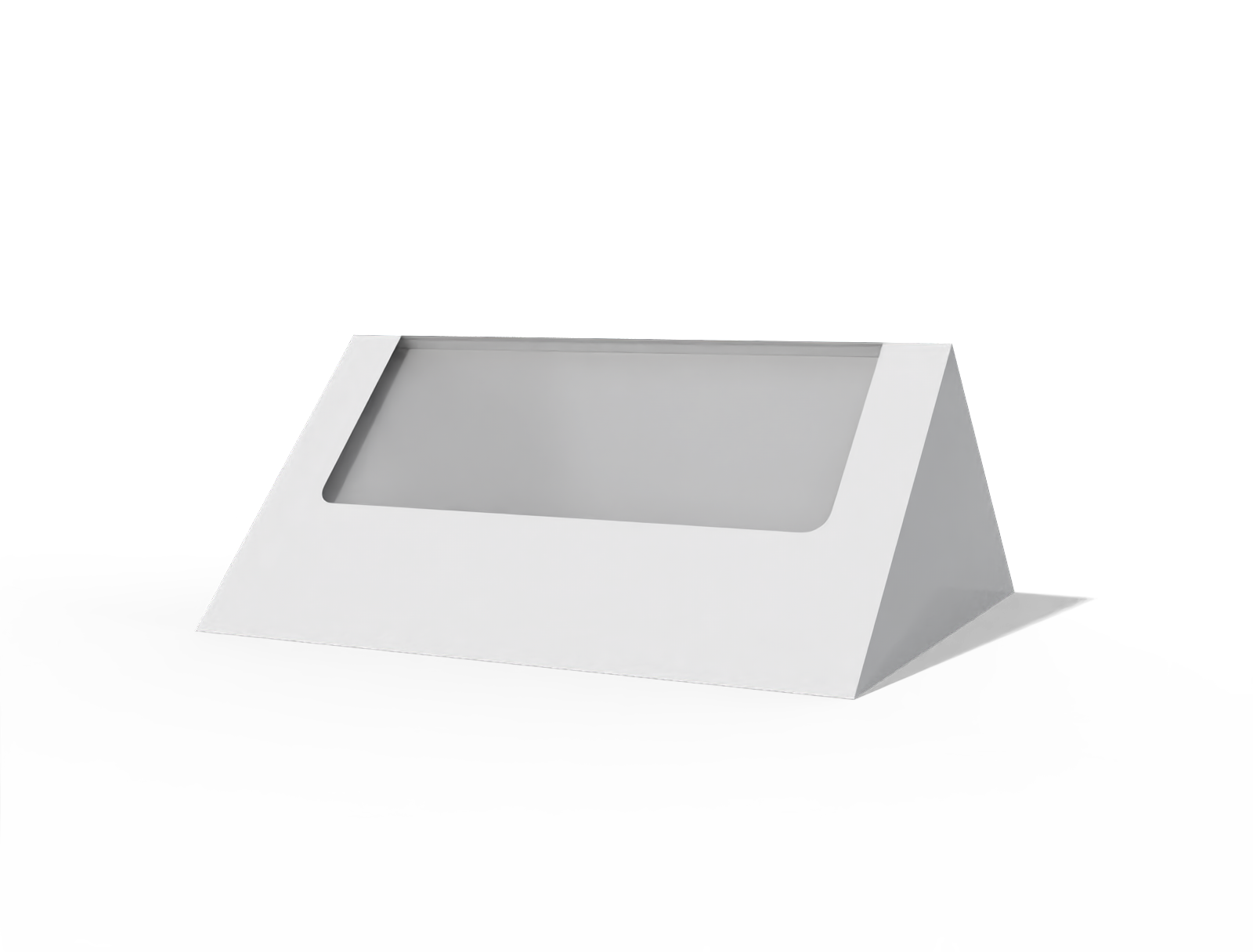 Sandwich box — White paperboard