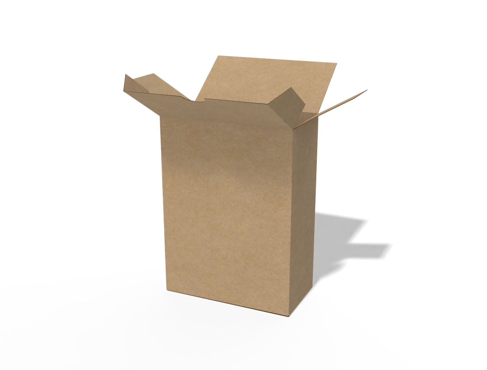 FEFCO 0227 tuck end mailer box — E-flute corrugated board